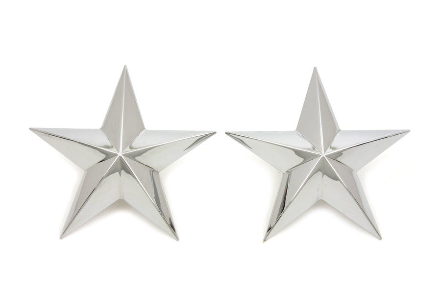 Chrome Decorative Star Stud Set