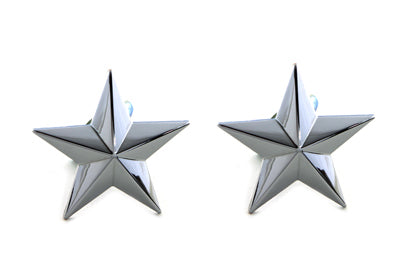 Chrome Decorative Star Stud Set