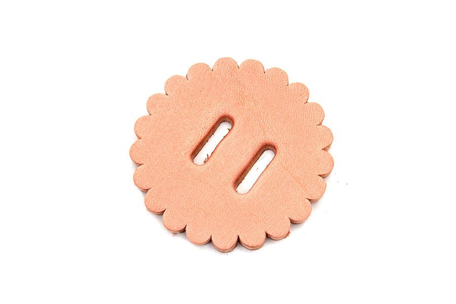 Natural Leather Concho Rosette 2