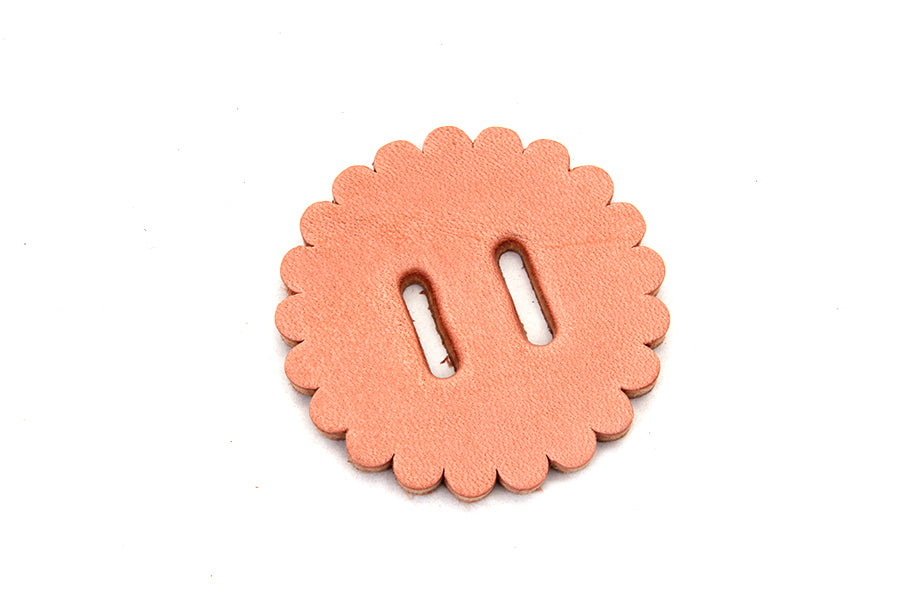 Natural Leather Concho Rosette 2