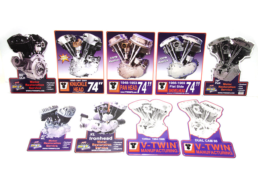 Motor Model Plaque Set