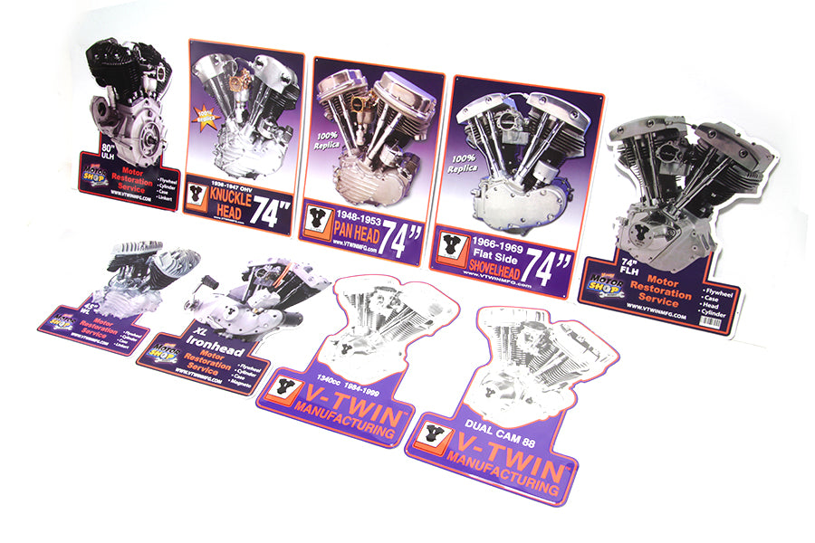 Motor Model Plaque Set