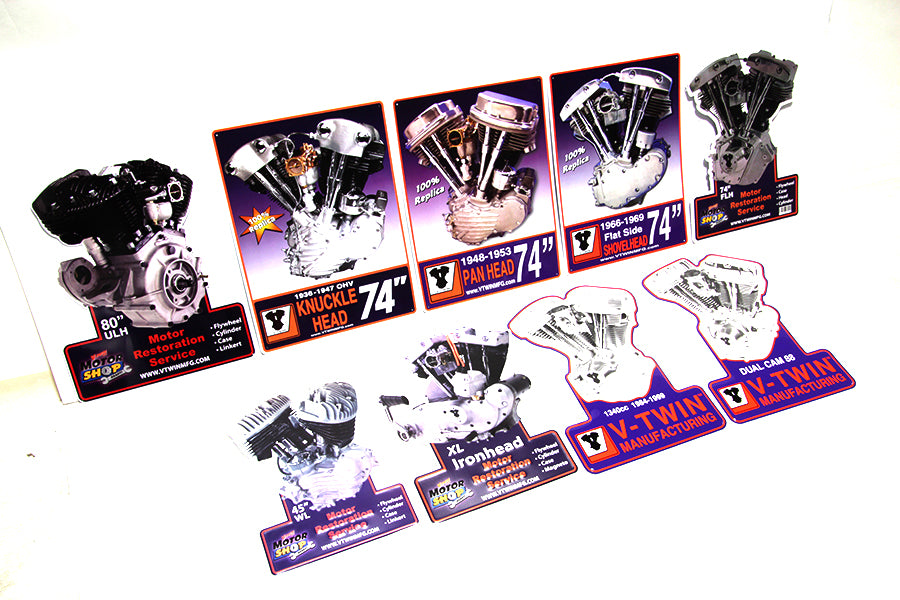 Motor Model Plaque Set