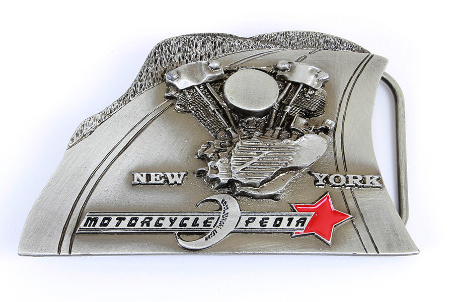 Motorcyclepedia Belt Buckle