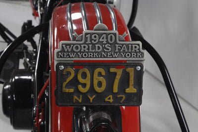 1940 World's Fair License Plate Topper