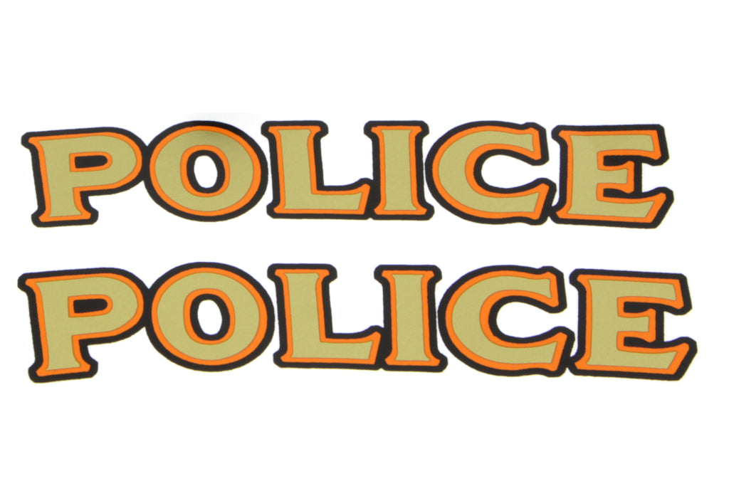 Front Fender Police Decal Set