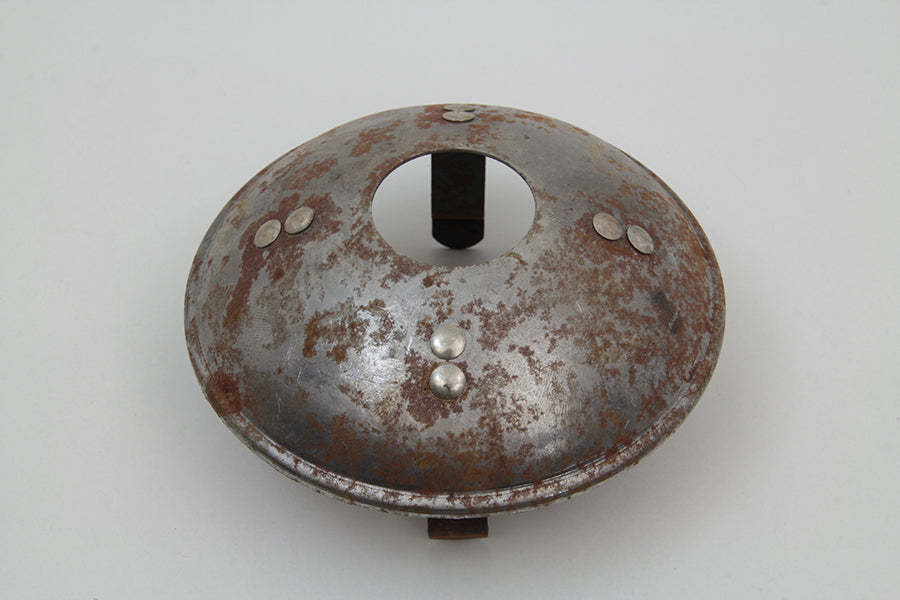 Rear Hub Cap Raw Steel