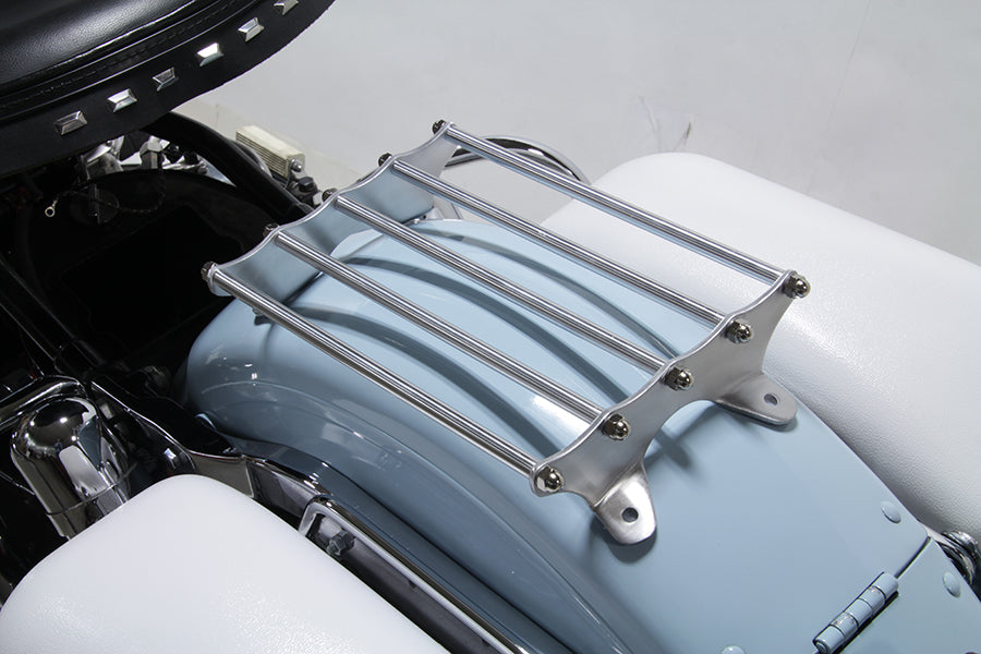 Wyatt Gatling Old Style Polished Luggage Rack