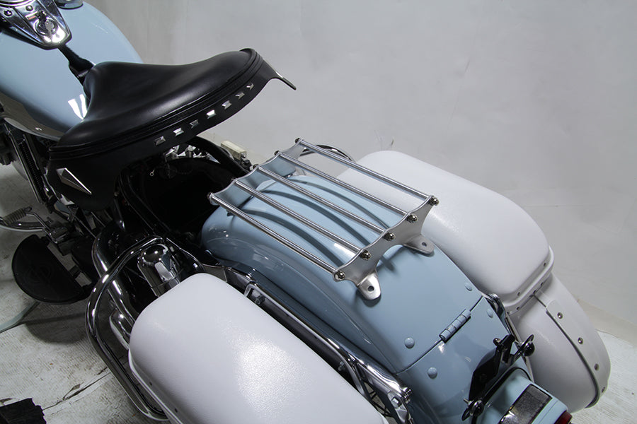 Wyatt Gatling Old Style Polished Luggage Rack