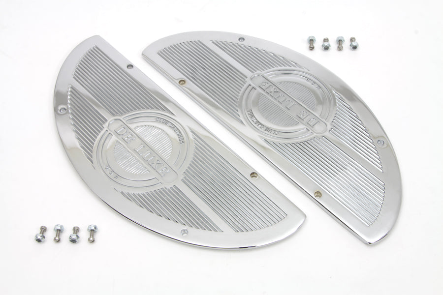 Deluxe Footboard Insert Chrome