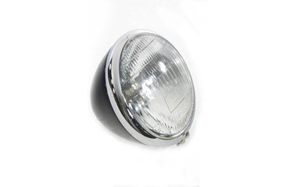 6-1/2 Round Headlamp Black