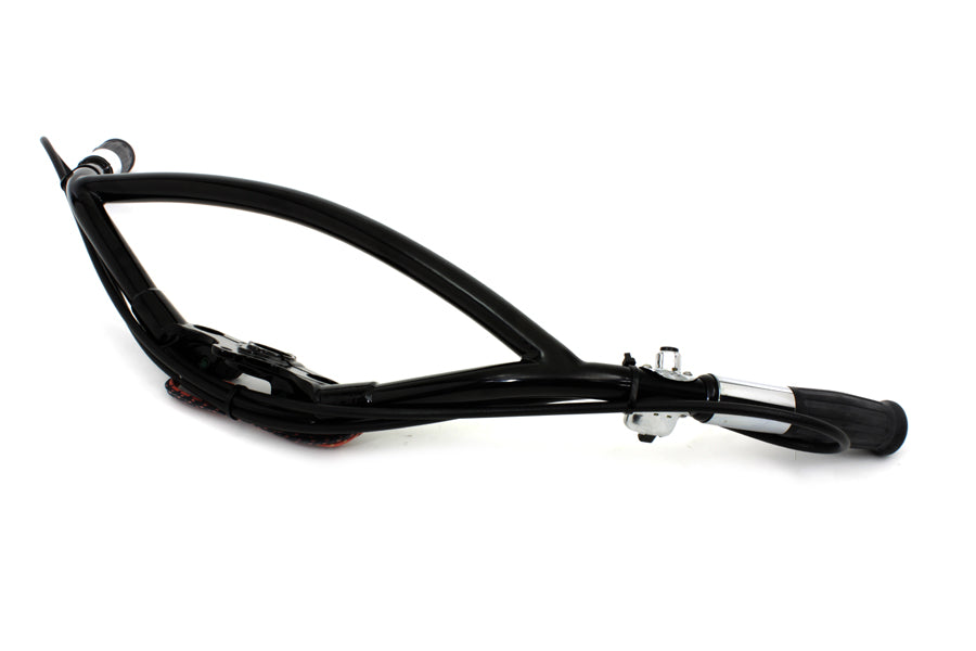 Spring Fork Offset Handlebar Black