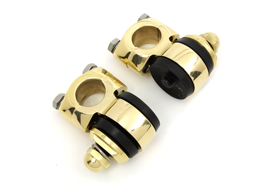 Polished Brass Flanders Riser Tops