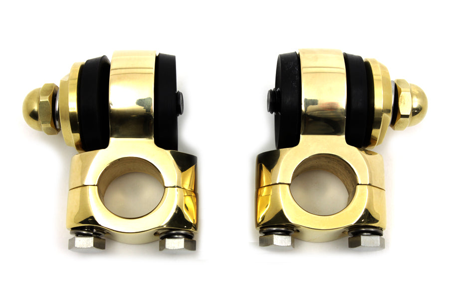 Polished Brass Flanders Riser Tops