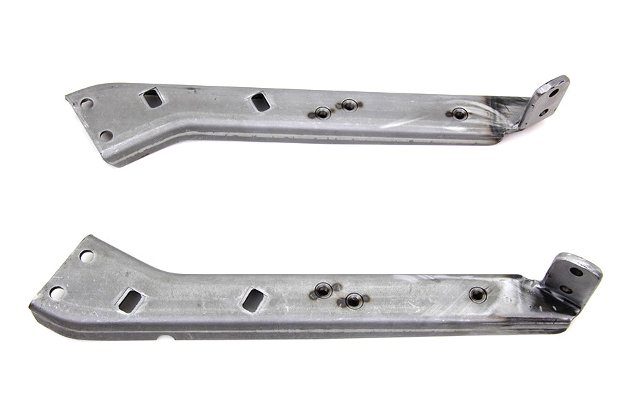 Chrome Saddlebag Guard Kit Reinforced Brackets
