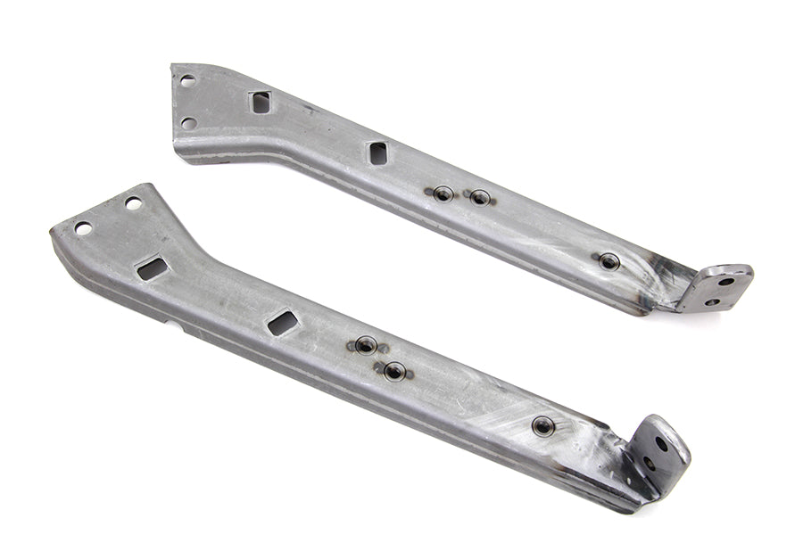 Chrome Saddlebag Guard Kit Reinforced Brackets
