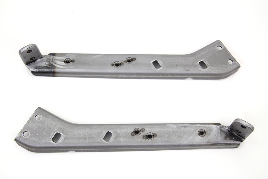 Chrome Saddlebag Guard Kit Reinforced Brackets