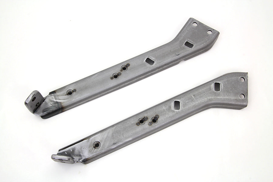 Chrome Saddlebag Guard Kit Reinforced Brackets