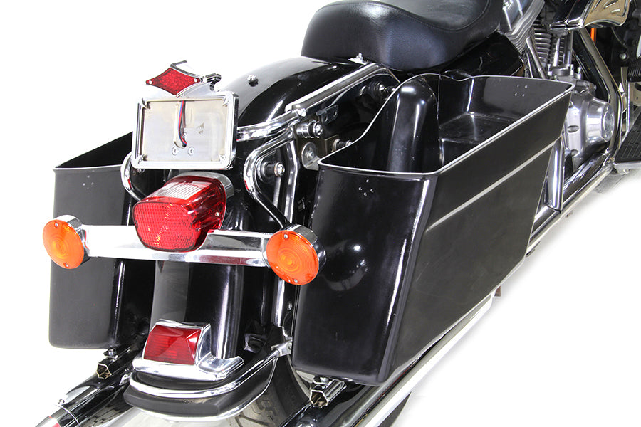 Black Saddlebag Bottom Set