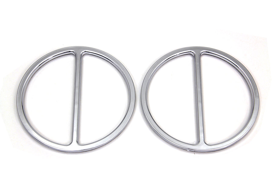 Chrome Crossbar Front Speaker Grill