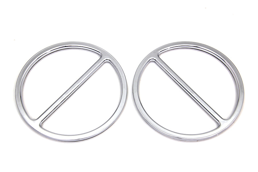 Chrome Crossbar Front Speaker Grill