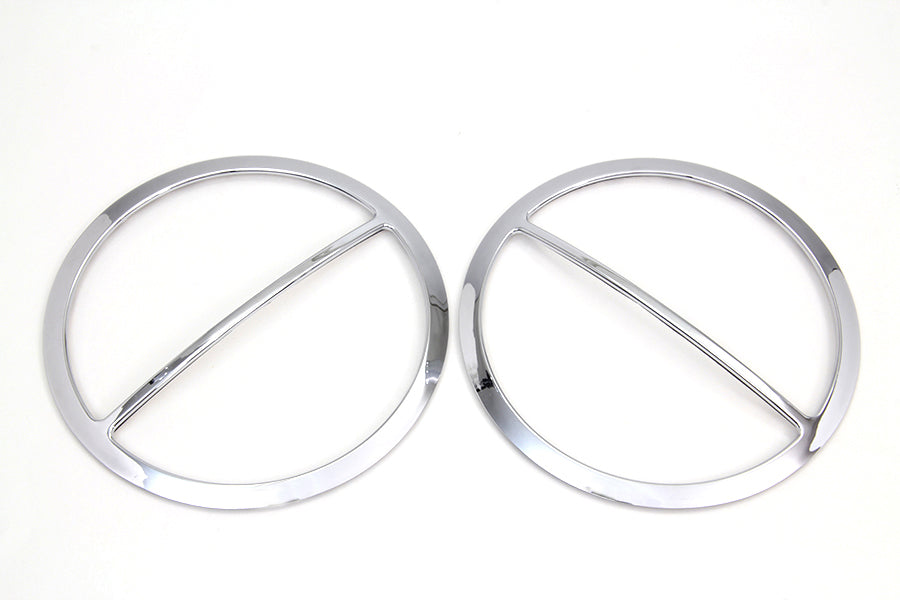 Chrome Crossbar Front Speaker Grill