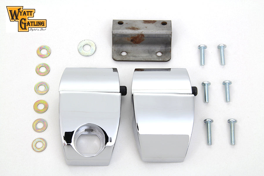 Wyatt Gatling Chrome Tour-Pak Luggage Latch Kit