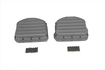Finned Shot Peened Surface Rocker Box Cover Set Chrome