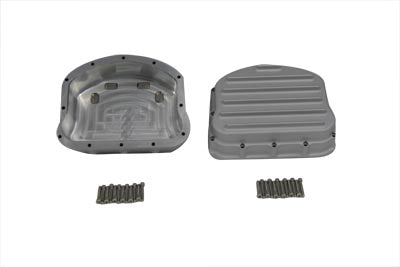Finned Shot Peened Surface Rocker Box Cover Set Chrome
