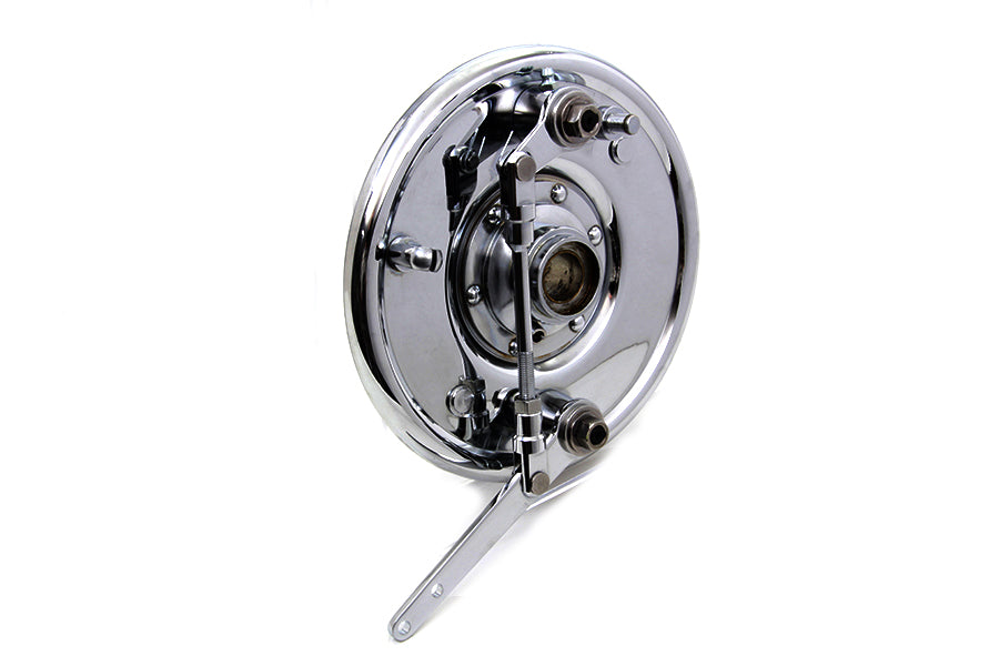 Dual Cam Brake Backing Plate Assembly Chrome