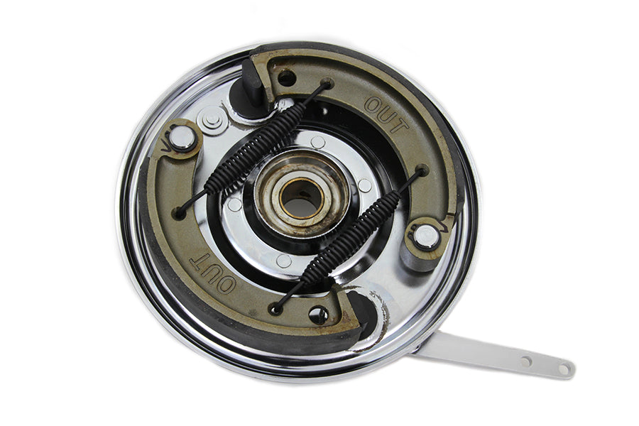 Dual Cam Brake Backing Plate Assembly Chrome