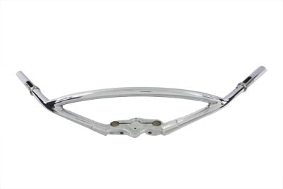 Chrome Hollywood Style Inline Handlebars
