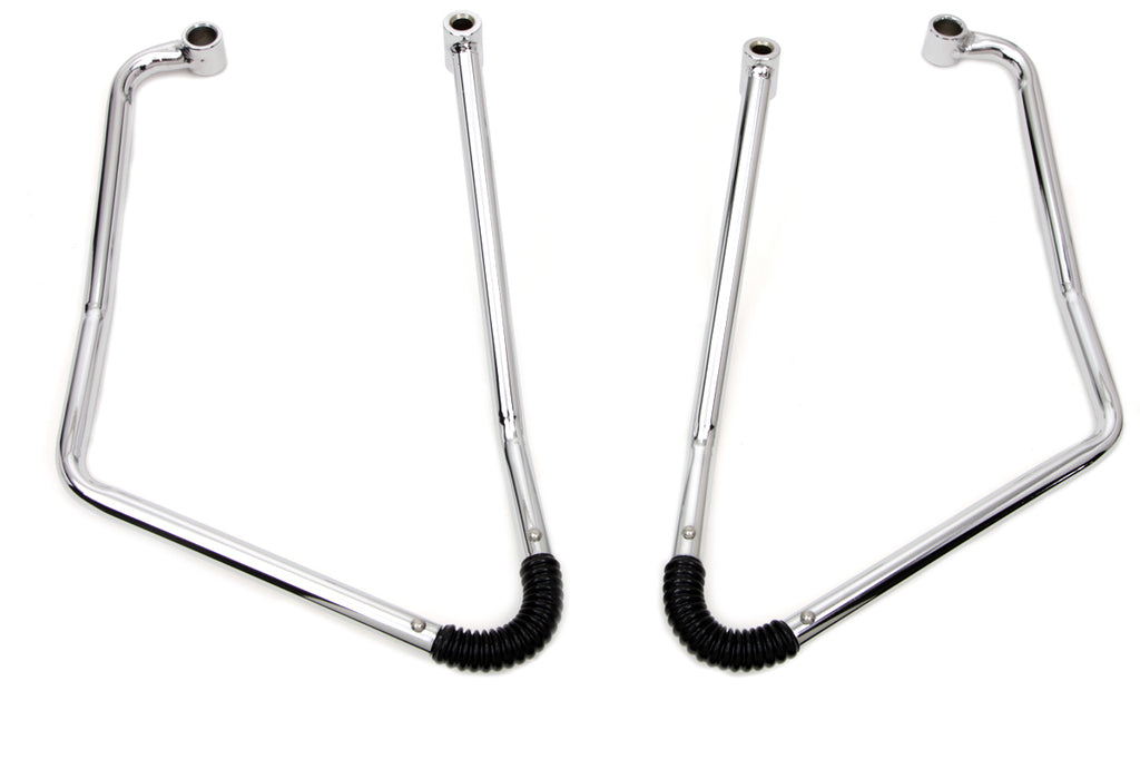 Chrome Adjustable Saddlebag Support Kit
