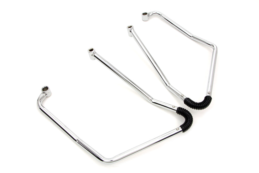 Chrome Adjustable Saddlebag Support Kit