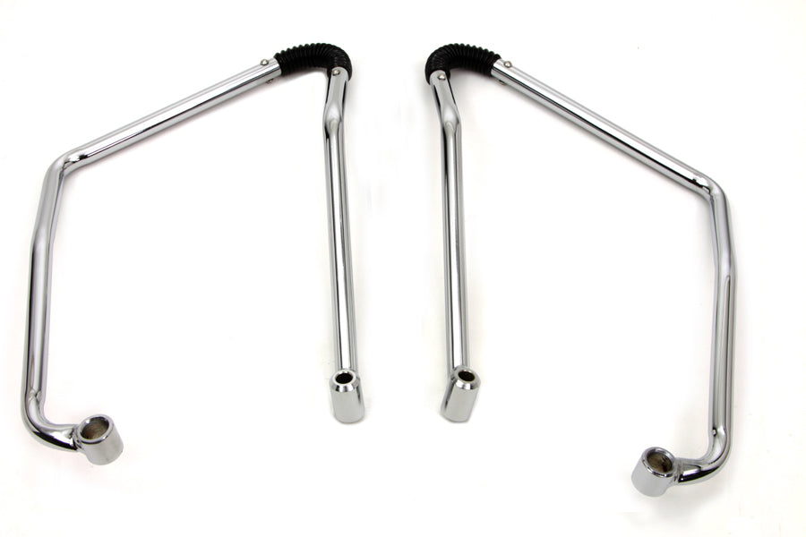 Chrome Adjustable Saddlebag Support Kit