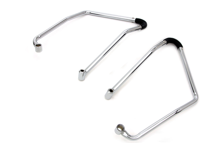 Chrome Adjustable Saddlebag Support Kit