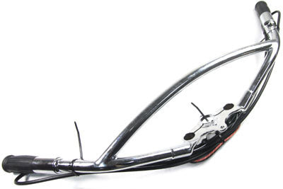 Spring Fork Offset Handlebar Chrome
