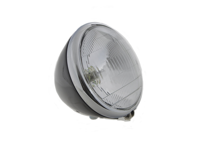 6-1/2 Round Headlamp Black