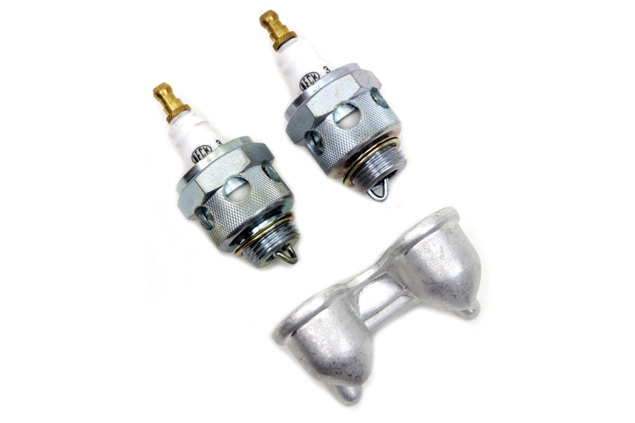 Beck Spark Plug Set with Holder