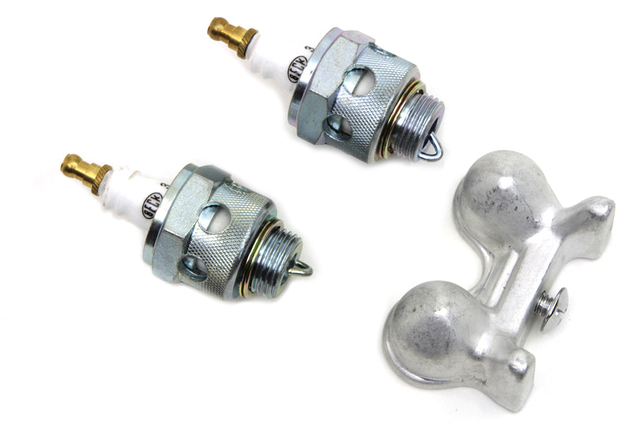 Beck Spark Plug Set with Holder