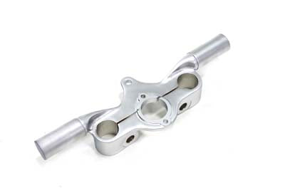 Spring Fork Offset Top Tree with Ears Satin Nickel Finish