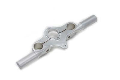Spring Fork Offset Top Tree with Ears Satin Nickel Finish