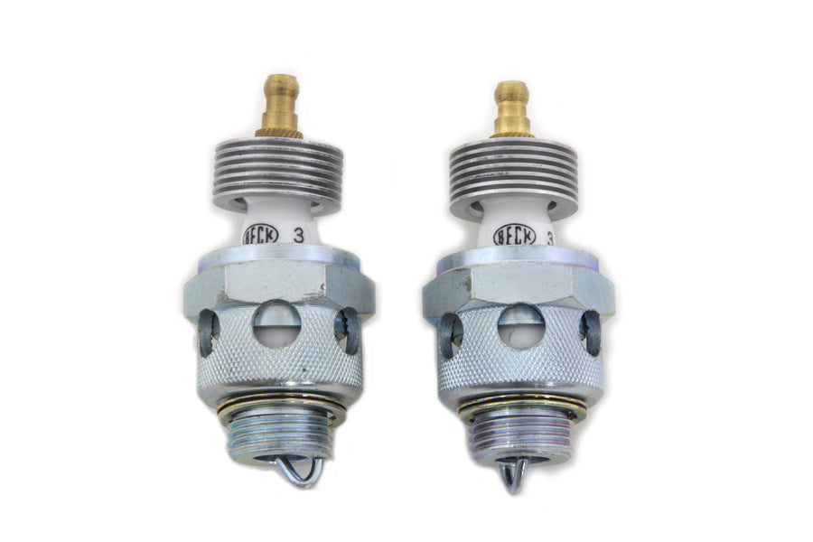18mm Beck Spark Plugs with Cool Fin Set