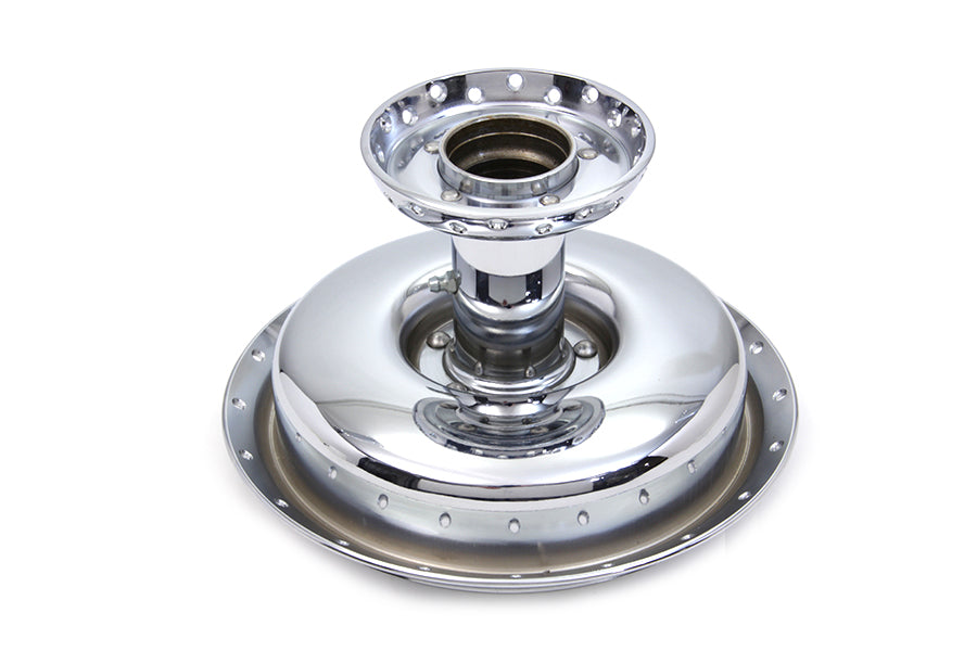 Front Wheel Hub and Brake Drum Chrome