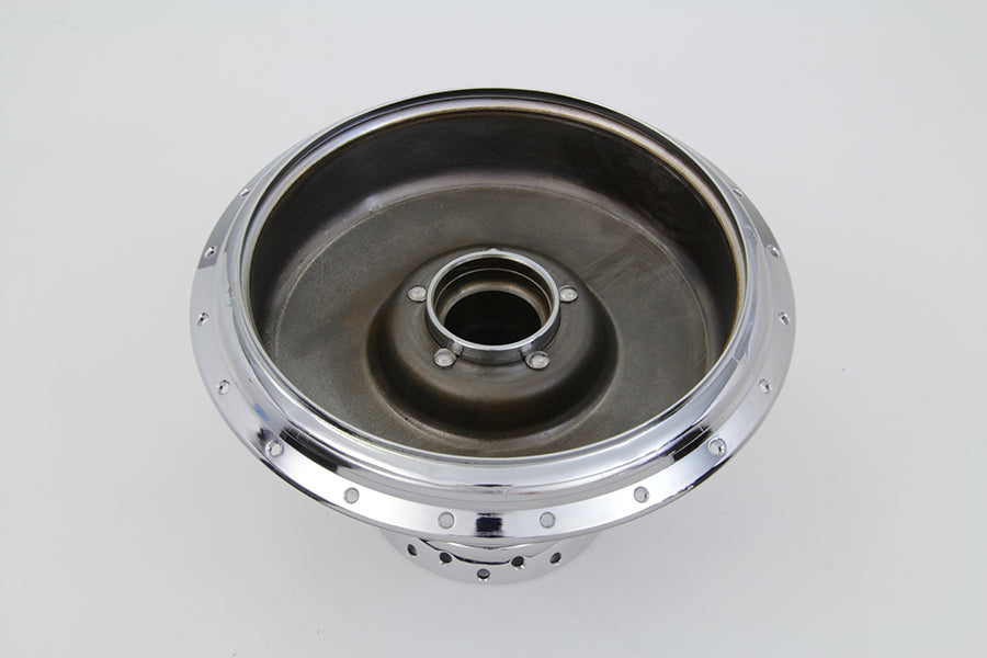 Front Wheel Hub and Brake Drum Chrome