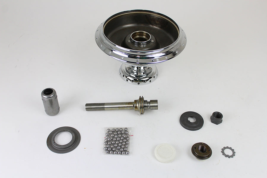 45 W Front Wheel Hub Assembly Chrome