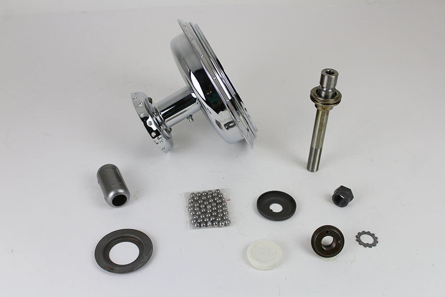 45 W Front Wheel Hub Assembly Chrome
