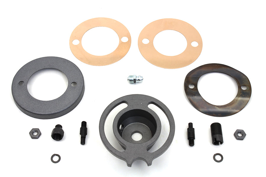 Parkerized Front Brake Plate Cover Kit