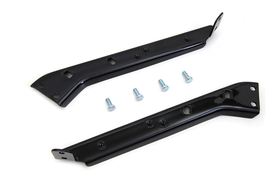 Black Saddlebag Guard Kit Brackets