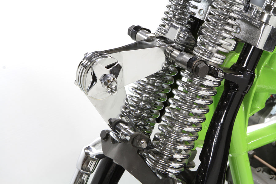 Parkerized Spring Fork Scissor Steering Damper Kit